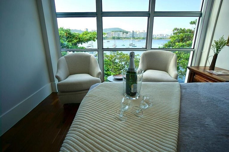 Apartamento vista mar e vista pão de açúcar