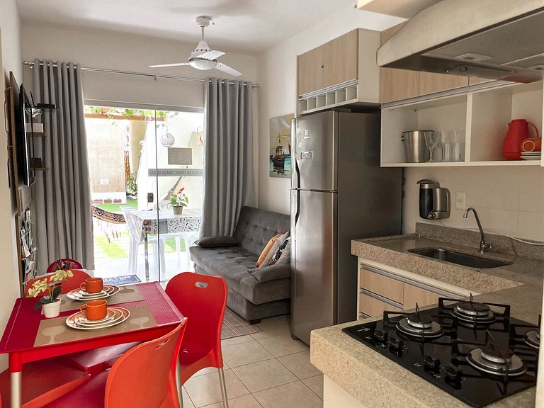 Promoção Apart 2Q no Paraíso a 3 min da PRAIA