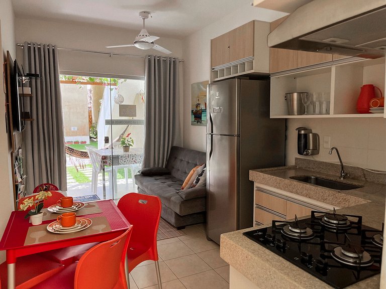 Promoção Apart 2Q no Paraíso a 3 min da PRAIA