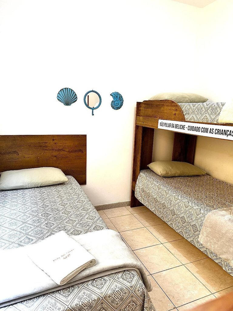 Promoção Apart 2Q no Paraíso a 3 min da PRAIA